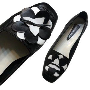 Enzo Angiolini Leather Color Block layered Loafer Flats